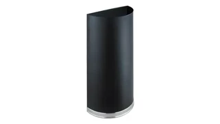 Trash Cans & Waste Receptacles Safco Office Furniture Half Round Receptacle - 12.5 Gallon
