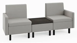 Sofas Safco Office Furniture 2 Person Lounge Seating with Center Table