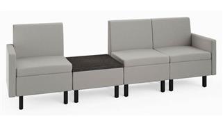 Sofas Safco Office Furniture 3 Person Lounge Seating with Table