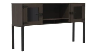 Desk Hutches Safco Office Furniture 72” Hutch with Glass Doors