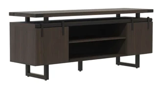 Storage Credenzas Safco Office Furniture Low Wall Cabinet Wood Doors