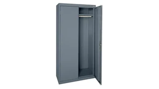 Tall Storage Cabinets Sandusky Lee 36in W x 24in D x 72in H Wardrobe Cabinet