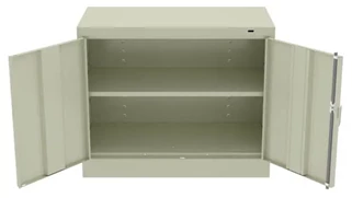 Low Storage Cabinets Tennsco 30in H Standard Storage Cabinet