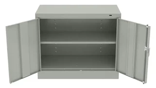 Low Storage Cabinets Tennsco 30in H Standard Storage Cabinet