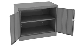 Low Storage Cabinets Tennsco 30in H Standard Storage Cabinet