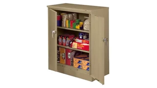 Tall Storage Cabinets Tennsco 42in H x 18in D Deluxe Storage Cabinet