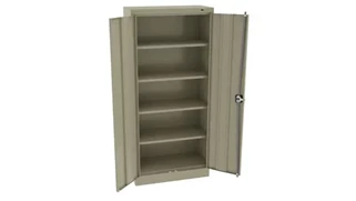 Tall Storage Cabinets Tennsco 66in H Smart-Space Cabinet