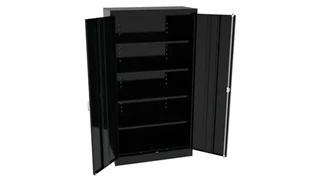 Tall Storage Cabinets Tennsco 66in H x 36in W Standard Storage Cabinet with Double Handle