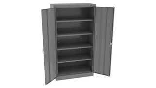 Tall Storage Cabinets Tennsco 66in H x 36in W Standard Storage Cabinet with Double Handle