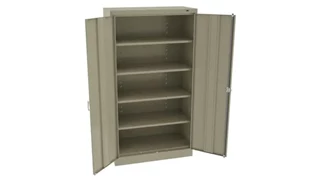 Tall Storage Cabinets Tennsco 66in H x 36in W Standard Storage Cabinet with Double Handle
