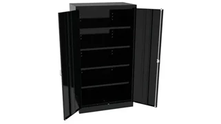 Tall Storage Cabinets Tennsco 66in H x 24in W Standard Storage Cabinet with Double Handle