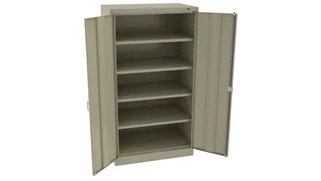 Tall Storage Cabinets Tennsco 66in H x 24in W Standard Storage Cabinet with Double Handle