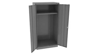 Tall Storage Cabinets Tennsco 72in H x 18in D Standard Welded Wardrobe Cabinet