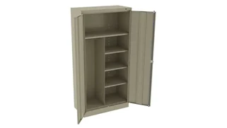 Tall Storage Cabinets Tennsco 72in H x 18in D Standard Combination Cabinet
