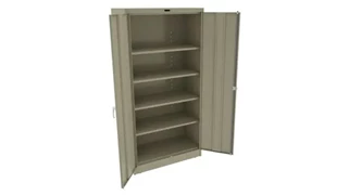 Tall Storage Cabinets Tennsco 72in H Deluxe Storage Cabinet