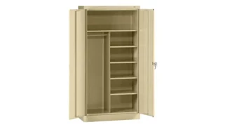 Tall Storage Cabinets Tennsco 72in H x 24in D Standard Combination Cabinet