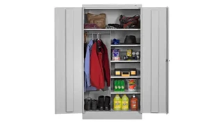 Tall Storage Cabinets Tennsco 72in H x 24in D Standard Combination Cabinet