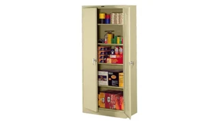 Tall Storage Cabinets Tennsco 78in H x 18in D Deluxe Storage Cabinet