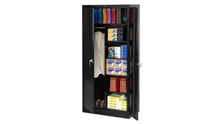 Tall Storage Cabinets Tennsco 78in H x 24in D Deluxe Combination Cabinet