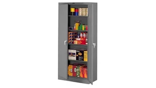 Tall Storage Cabinets Tennsco 78in H x 24in D Deluxe Storage Cabinet