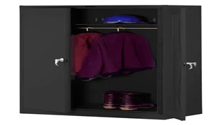 Tall Storage Cabinets Tennsco 78in H x 24in D Deluxe Wardrobe Cabinet