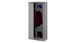 Tall Storage Cabinets Tennsco 78in H x 24in D Deluxe Wardrobe Cabinet