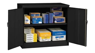 Tall Storage Cabinets Tennsco 42in H x 18in D Jumbo Storage Cabinet