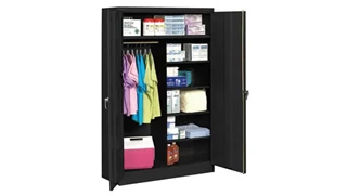 Tall Storage Cabinets Tennsco 78in H x 24in D Jumbo Combination Cabinet