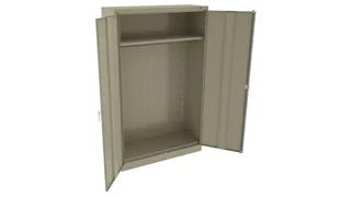 Tall Storage Cabinets Tennsco 78in H x 24in D Jumbo Wardrobe Cabinet