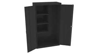 Tall Storage Cabinets Tennsco 64in H Welded Janitorial Cabinet