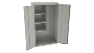 Tall Storage Cabinets Tennsco 64in H Welded Janitorial Cabinet