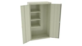 Tall Storage Cabinets Tennsco 64in H Welded Janitorial Cabinet