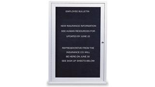 Bulletin & Display Boards United Visual 18in x 24in Outdoor Enclosed Letterboard
