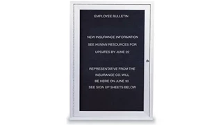 Specialty Boards United Visual 24in x 36in Outdoor Enclosed Letterboard