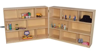 Storage Cubes & Cubbies Wood Designs 36in H Folding Storage Unit
