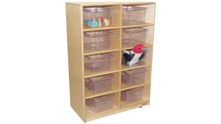Storage Cubes & Cubbies Wood Designs 10-Tray Storage