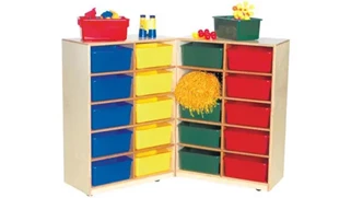 Storage Cubes & Cubbies Wood Designs 20-Tray Folding Storage