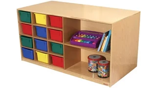 Storage Cubes & Cubbies Wood Designs Double-Sided Mobile Storage
