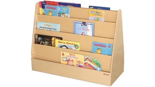 Bookcases Wood Designs Double-Sided Book Display