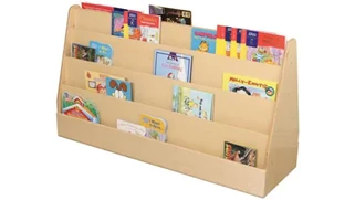 Bookcases Wood Designs X-Tra Wide Double-Sided Book Display