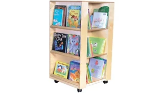 Book & Library Carts Wood Designs Library & Display Center