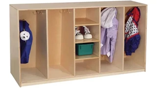 Lockers Wood Designs Tip-Me-Not 30in High Tot Locker