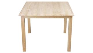 End Tables Wood Designs 24in x 24in Square Table