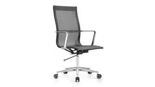Conference Room Chairs Woodstock High Back Mesh Swivel Chair