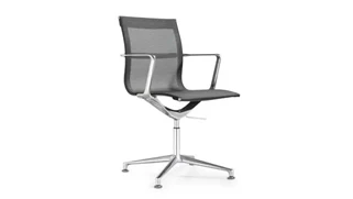 Ergonomic Task Chairs Woodstock Side Swivel Chair with Glides