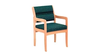 Lobby & Guest Chairs - Wood Wooden Mallet Single Standard Leg Chair
