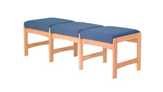 Benches Wooden Mallet Triple Reception Bench