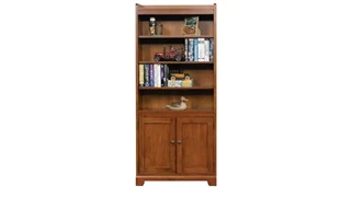 Standard Bookcases Wilshire Furniture 72in H Bookcase with Doors
