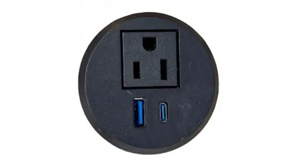 Sit-To-Stand Power Module 2in W with One AC Outlet
