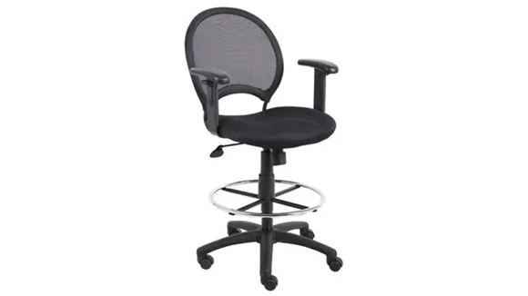 Drafting Stool with Mesh Back